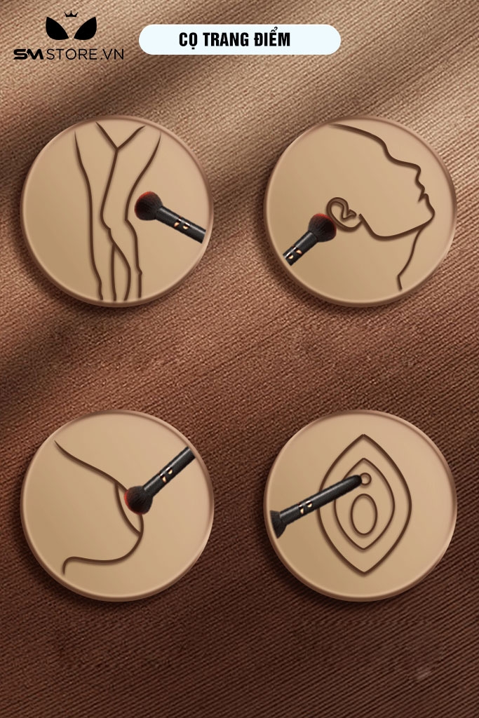 SMT1038 - Máy rung ngụy trang cọ trang điểm với 10 chế độ dễ mang theo