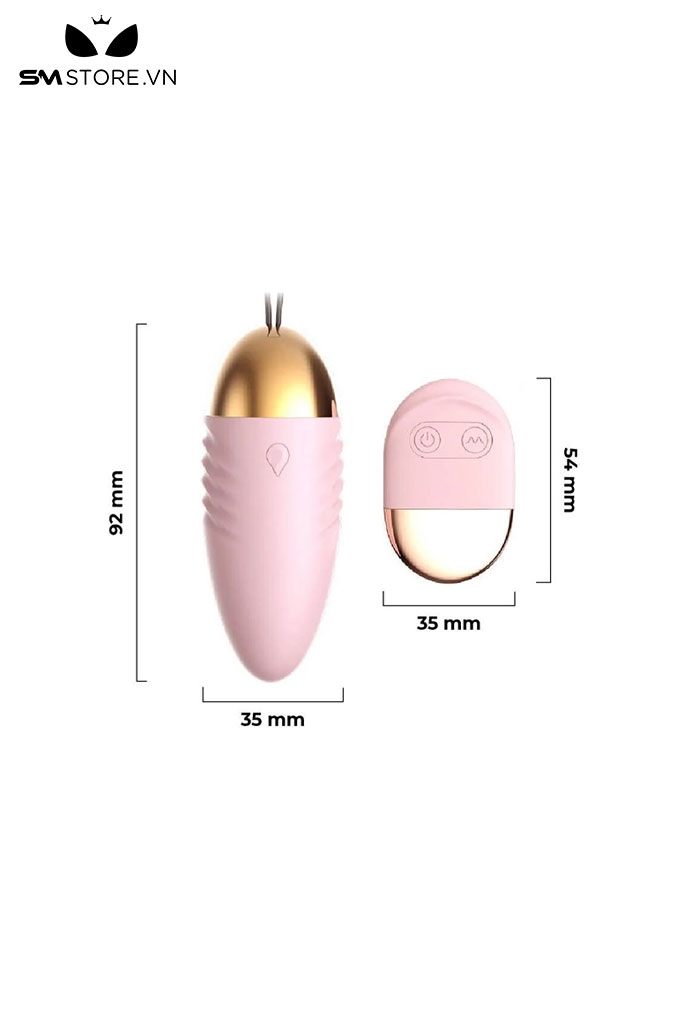 SMT181 - Trứng rung không dây điều khiển từ xa mini màu hồng
