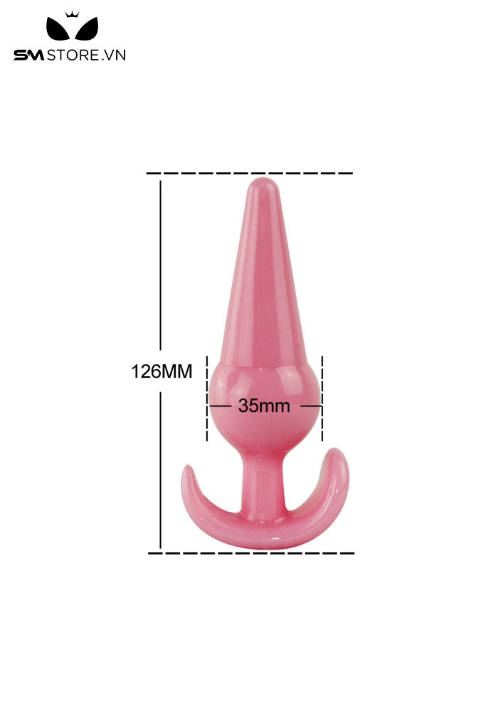 SMT1007 - Đồ chơi hậu môn nhọn hình chuôi thuyền dài 126mm