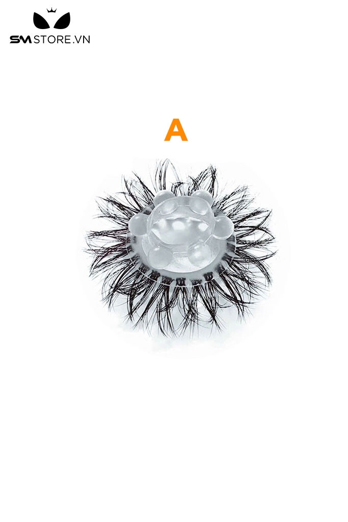 SMT966 - Vòng đeo dương vật râu rồng silicon 2 tầng đường kính 18mm
