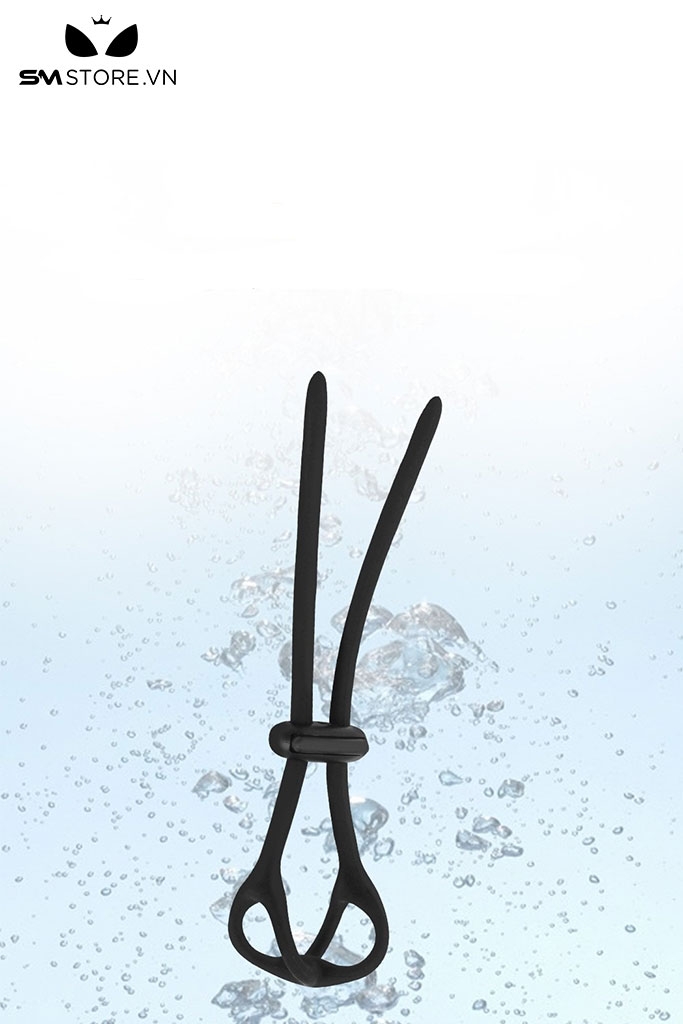 SMT1225 - Vòng khóa dương vật silicon có thể điều chỉnh dài 31cm