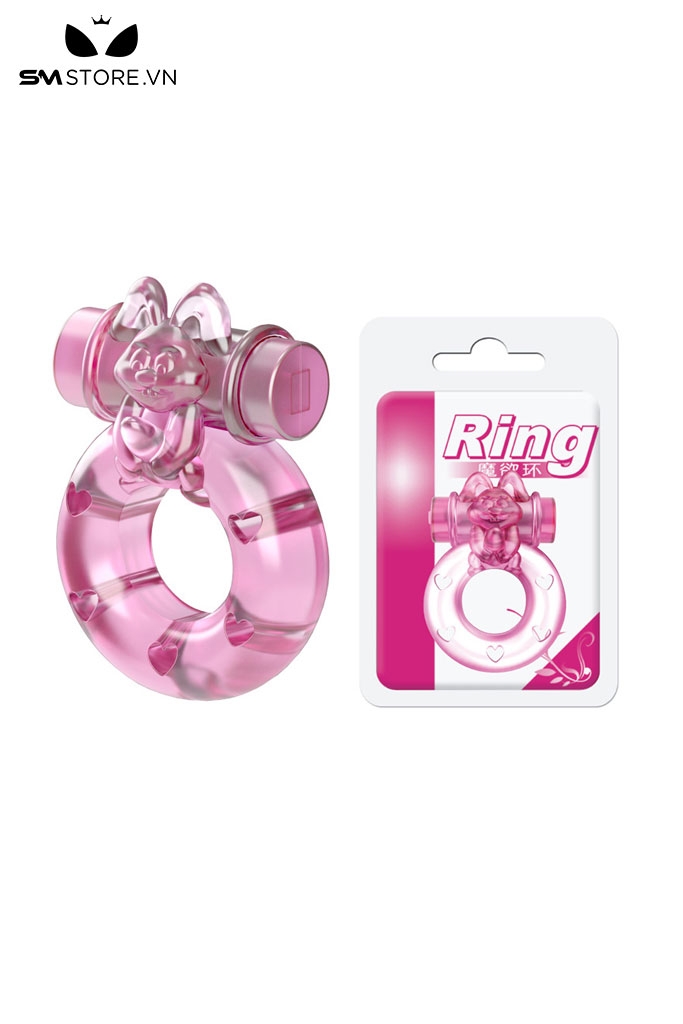 SMT2545 - Vòng rung tình yêu silicon hình con thỏ dài 50cm