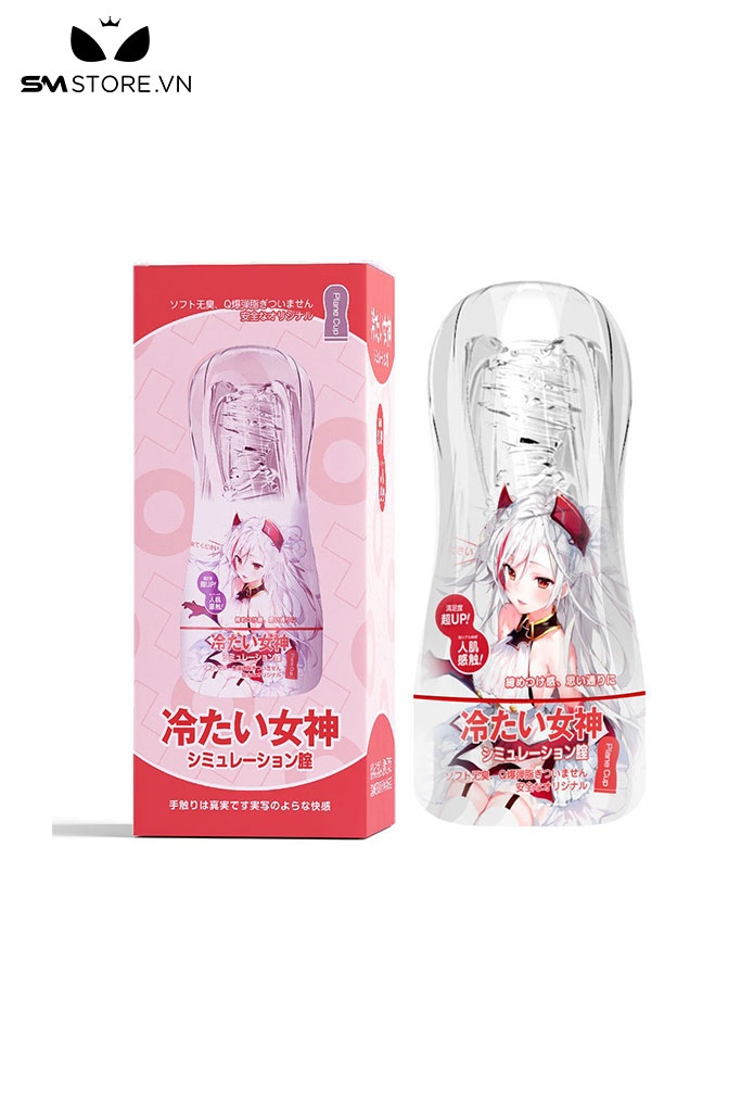SMT1139 - Cốc thủ dâm silicon anime hậu môn và âm đạo dài 180mm