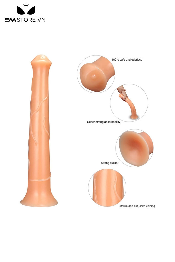 SMT1337 - Dương vật giả silicon dài 42cm đường kính to 6,5cm