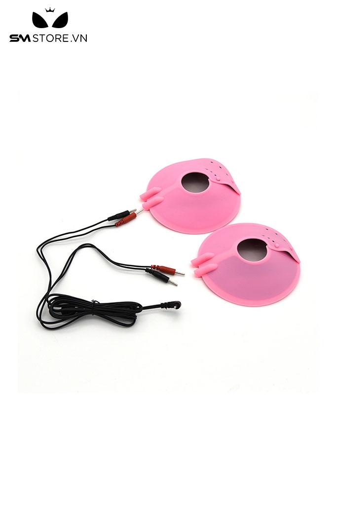 SMT900 - Miếng dán ngực kích điện đường kính 11cm màu hồng