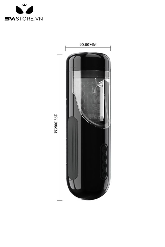 SMT1457 - Cốc thủ dâm silicon mềm rung hút nhiều tần số sạc USB