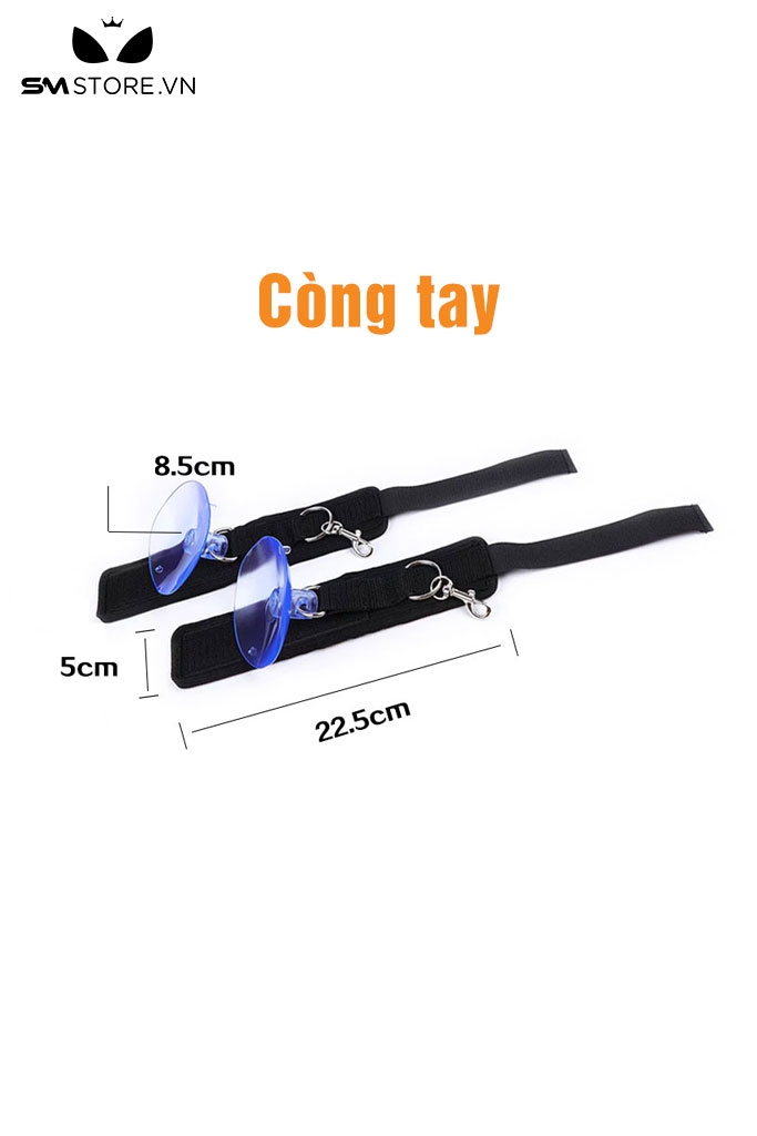 SMT1811 - Còng tay chân chất liệu nylon dính tường dài 25 và 30 cm