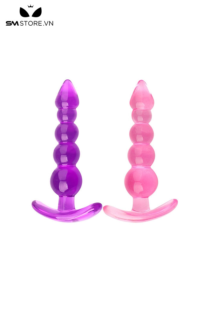 SMT357 - Đồ chơi hậu môn silicon thiết kế bi tròn dạng tầng dài 11.8cm