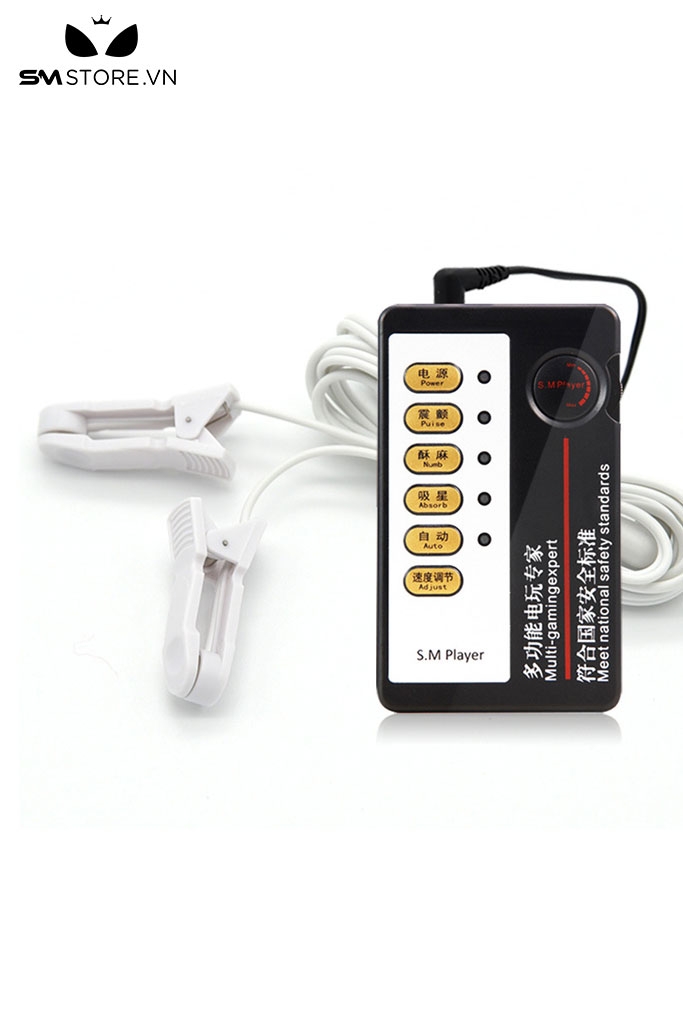 SMT416 - Kẹp kích điện với 1 dây cắm nối liền 2 kẹp dài 3.8cm