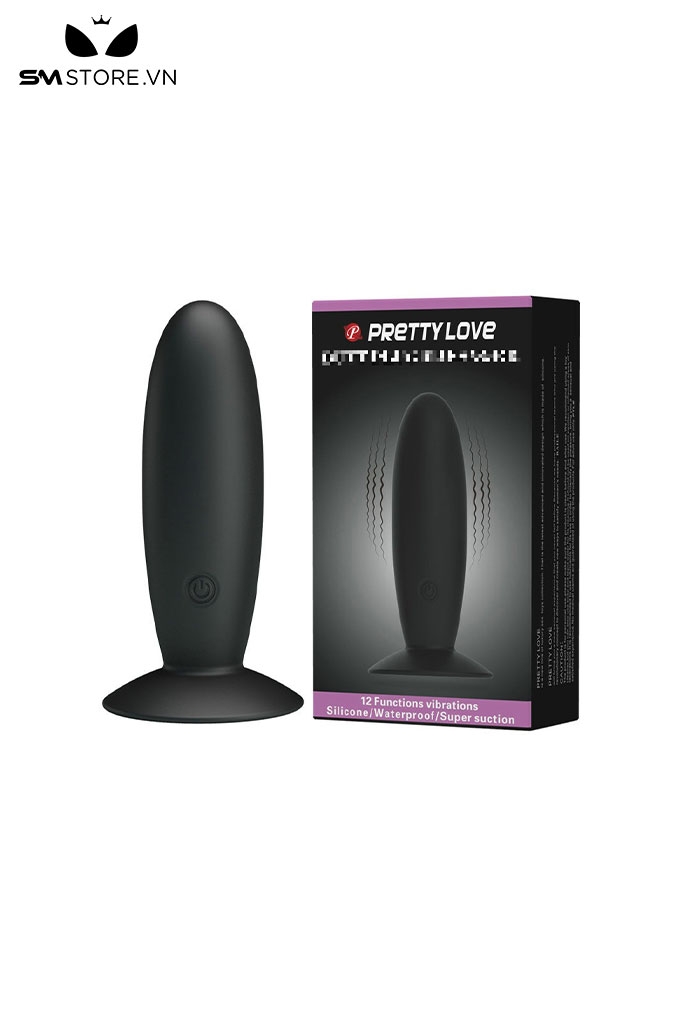 SMT972 - Máy rung hậu môn silicon điều khiển từ xa sạc USB dài 110mm