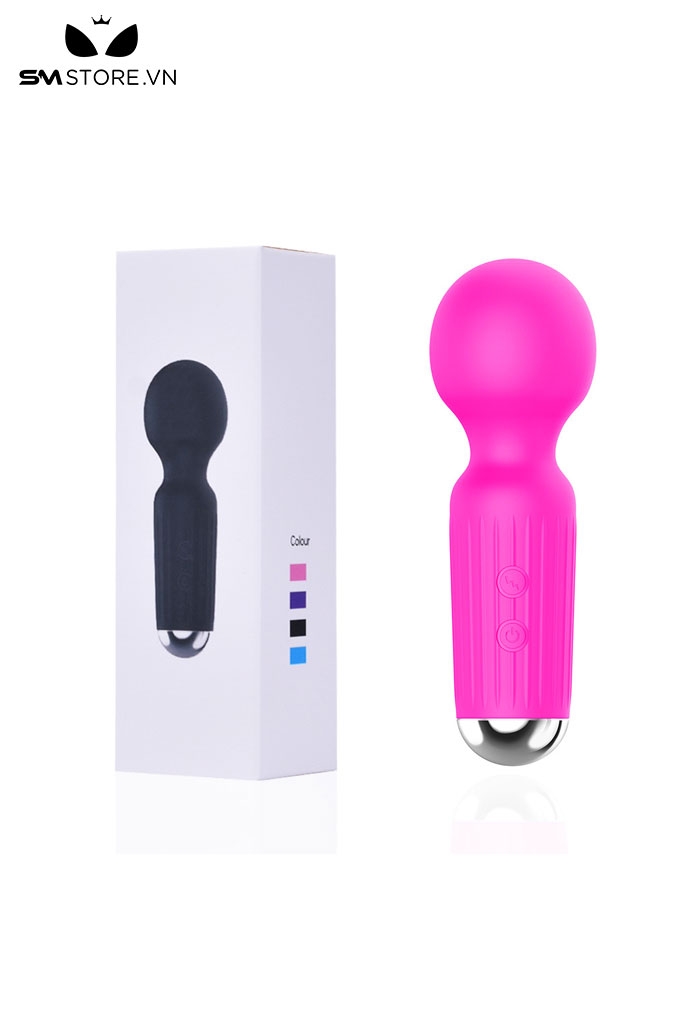 SMT468 - Chày rung mini silicon sạc điện có 20 tần số dài 11cm