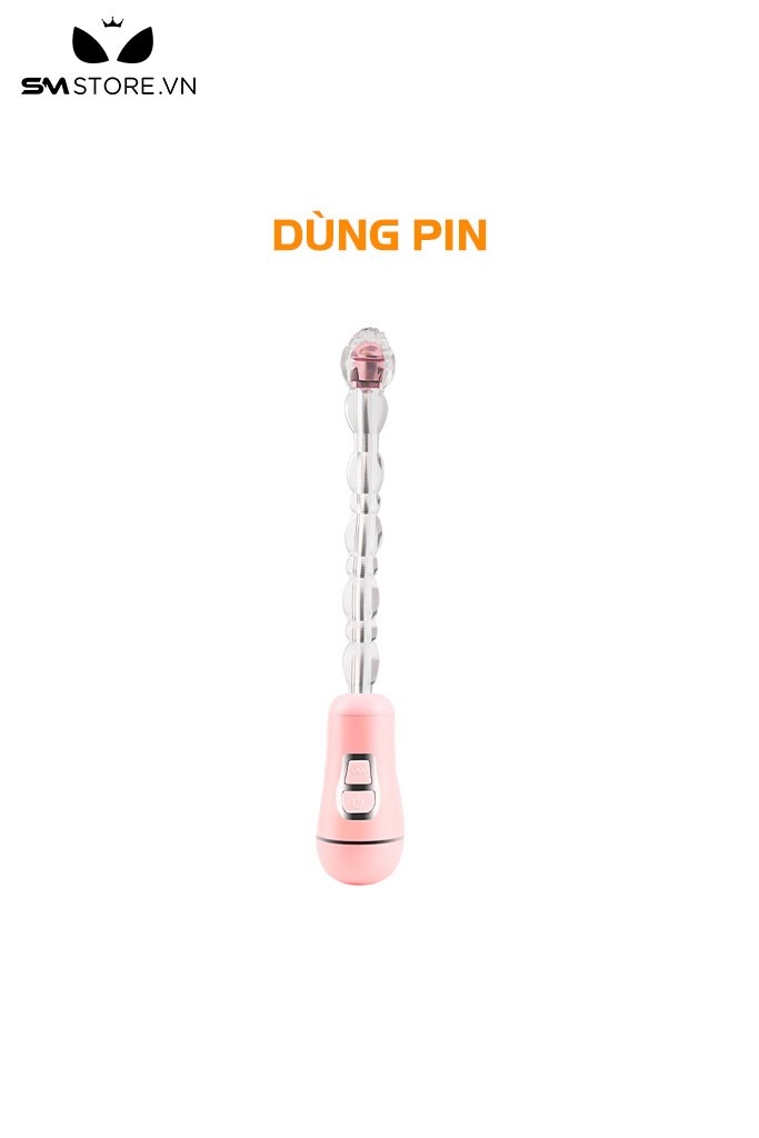 SMT891 - Anal play máy rung hậu môn uốn cong 360 độ dài 22.5cm