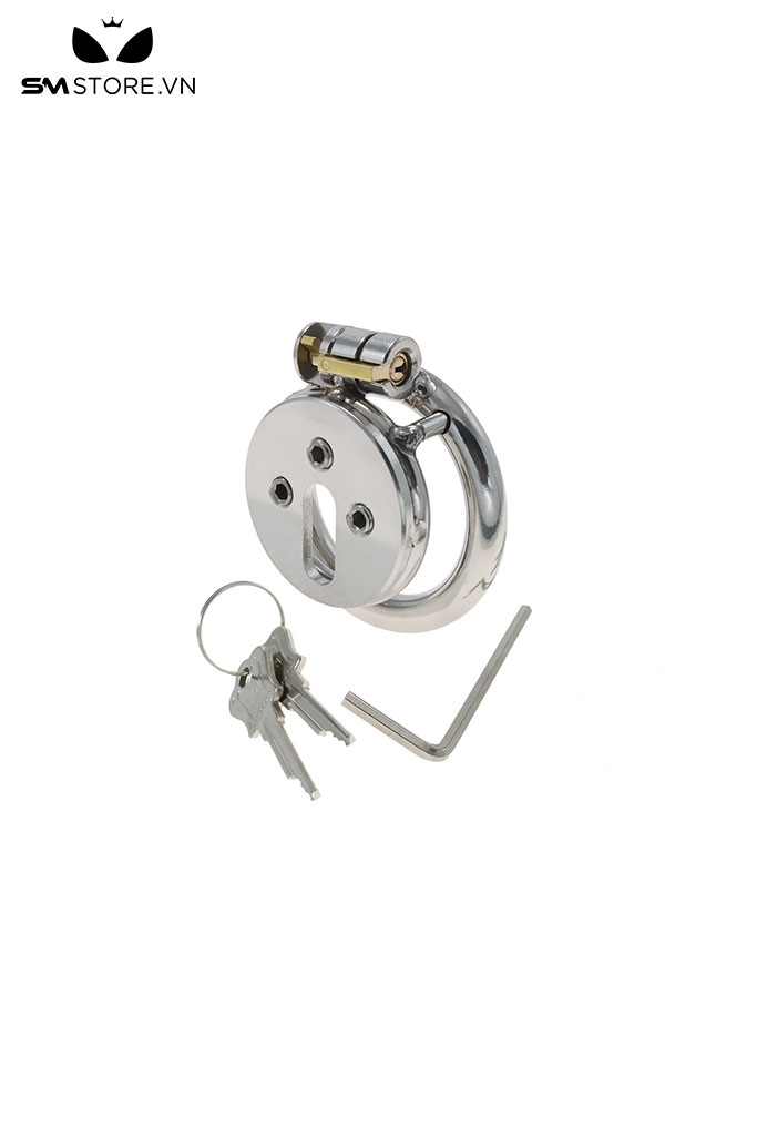 SMT864 - Khóa trinh tiết inox dùng ốc vặn để cố định chống thoát