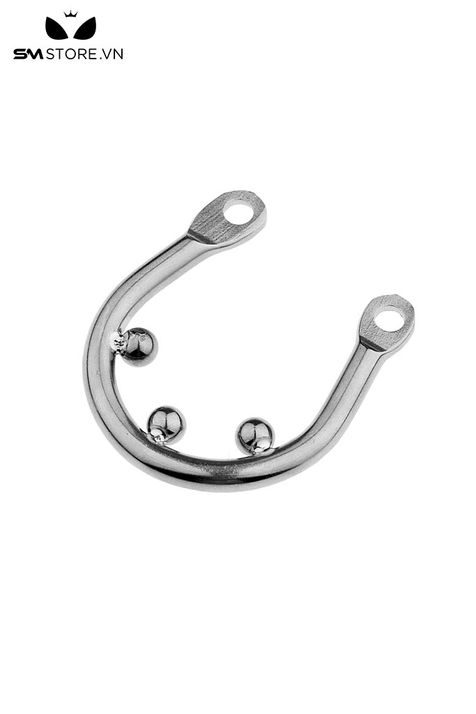 SMG049 - Phụ kiện khóa dương vật inox với thiết kế đầu tròn