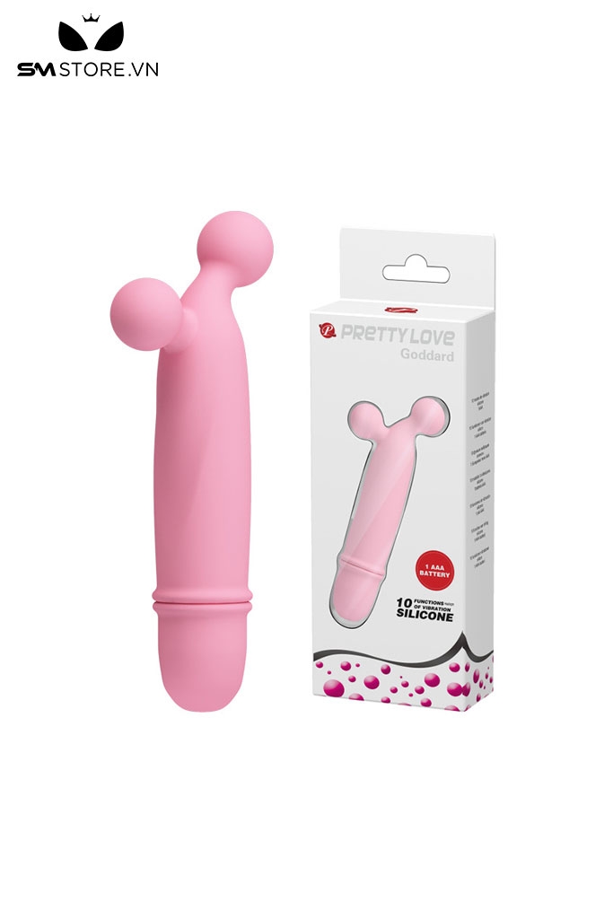 SMT1803 - Dương vật giả mini Pretty Love có 10 chế độ rung dài 11.8cm