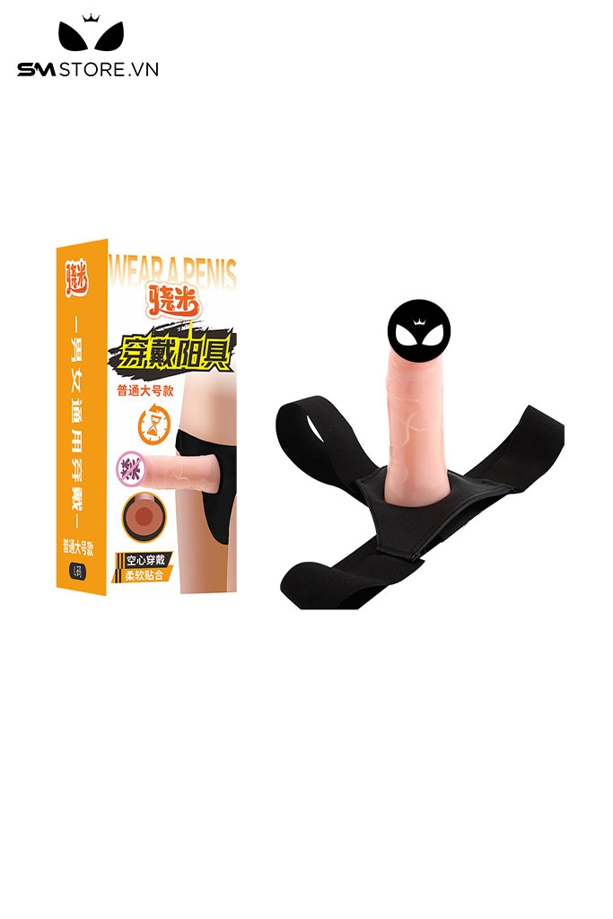SMT219 - Dương vật giả có dây đeo bằng silicon dài 15cm và 18cm