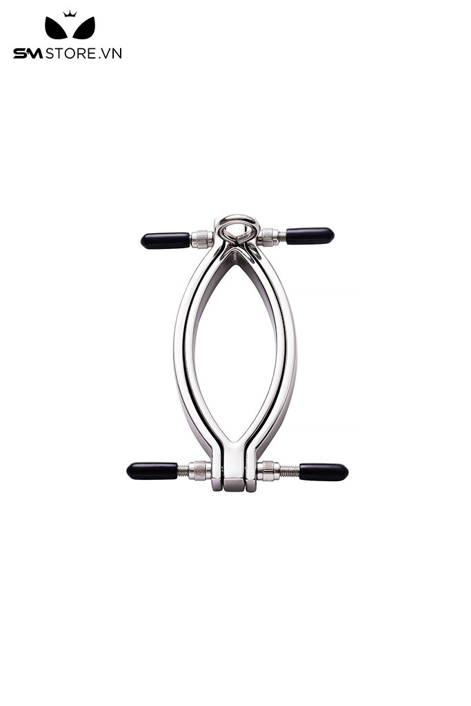 SMT261 - Kẹp mép âm hộ chất liệu kẽm dài 7.2cm màu trắng