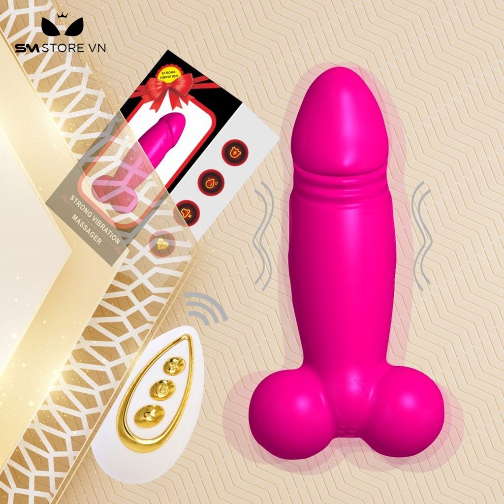 SMT1477 - Máy rung mini điều khiển từ xa có 10 chế độ chống nước