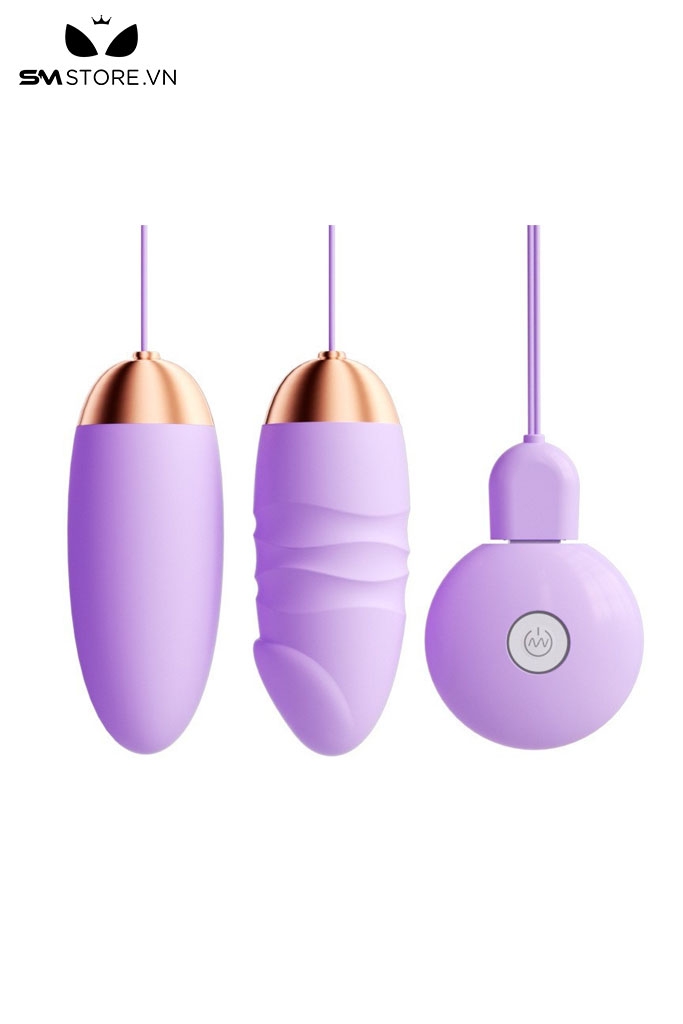 SMT1688 - Trứng rung 2 đầu silicon có 10 chế độ dài 64mm