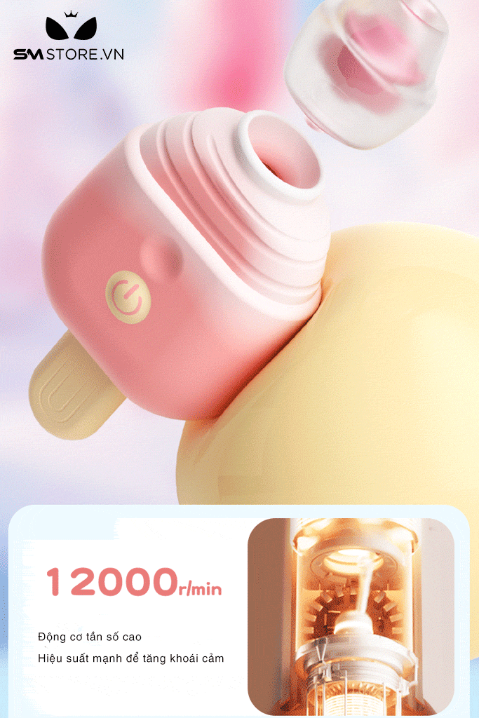 SMT1030 - Máy rung hút silicon ngụy trang cây kem chống thấm nước