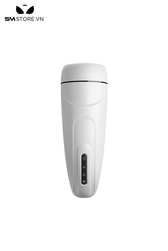 SMT299 - Âm đạo rung với 12 chế độ rung dài 260mm màu trắng