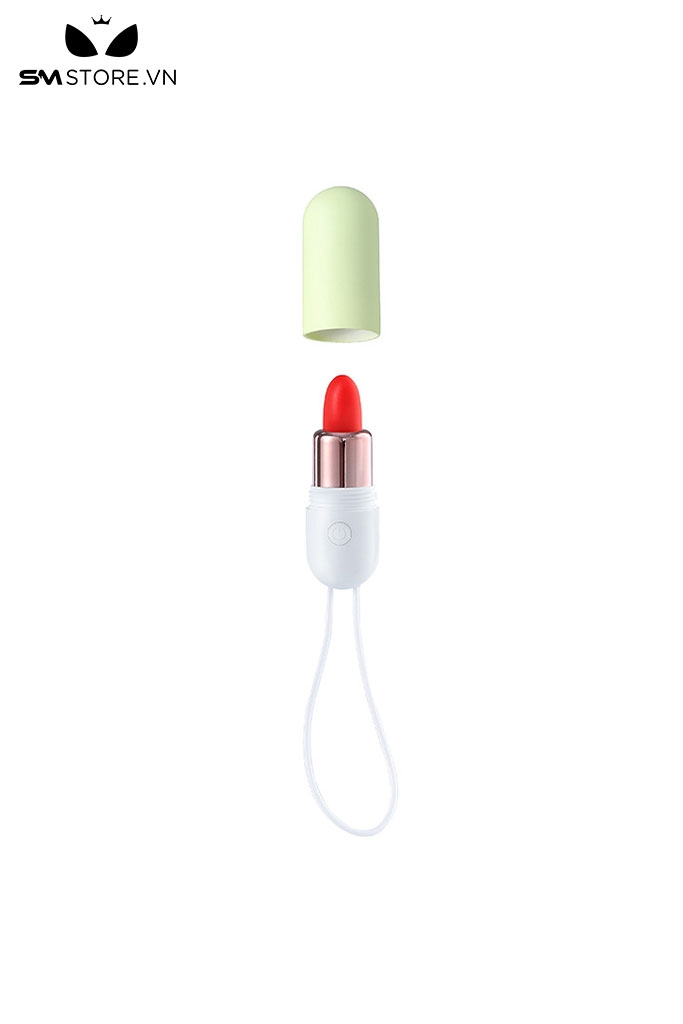SMT828 -  Trứng rung mini bằng silicon ngụy trang thỏi son dài 180mm