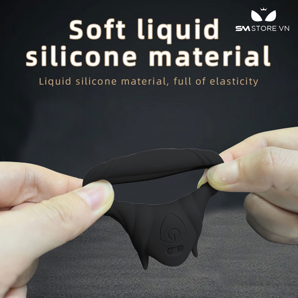 SMT2242 - Vòng rung tình yêu đeo dương vật dài 8cm có 10 chế độ