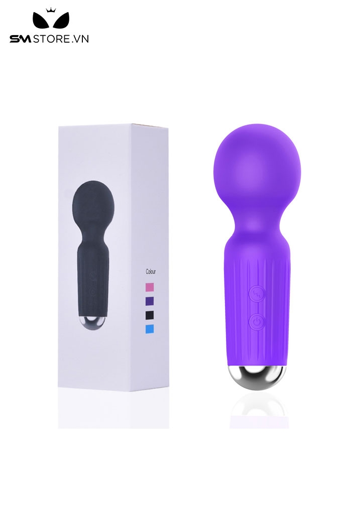 SMT468 - Chày rung mini silicon sạc điện có 20 tần số dài 11cm