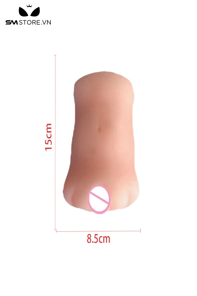 SMT2908 - Âm đạo giả silicon mềm dẻo cầm tay dài 15cm