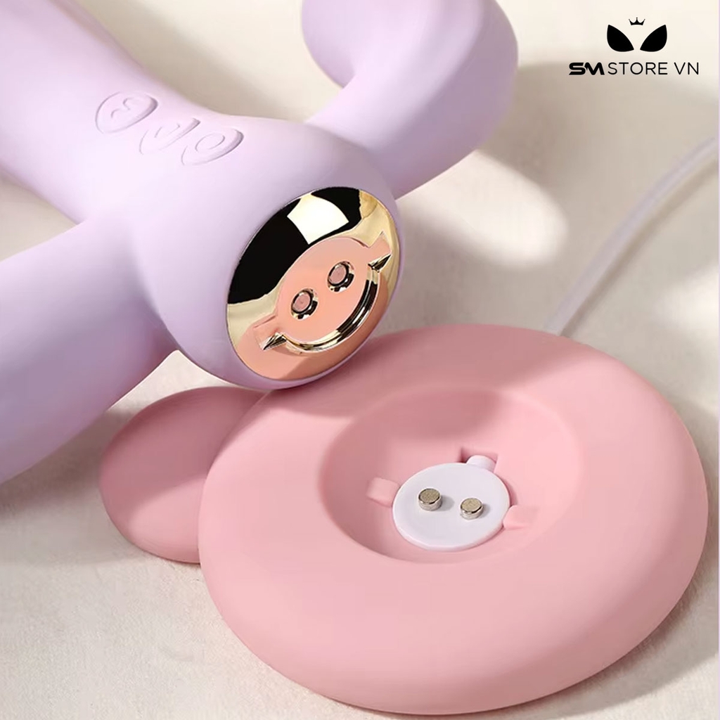 SMT1502 - Máy rung silicon 3 đầu Svakom ngụy trang cây xương rồng