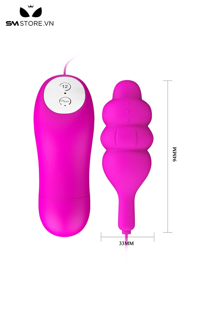 SMT2548 - Trứng rung cực mạnh hình que kem có 12 tần số dài 96mm