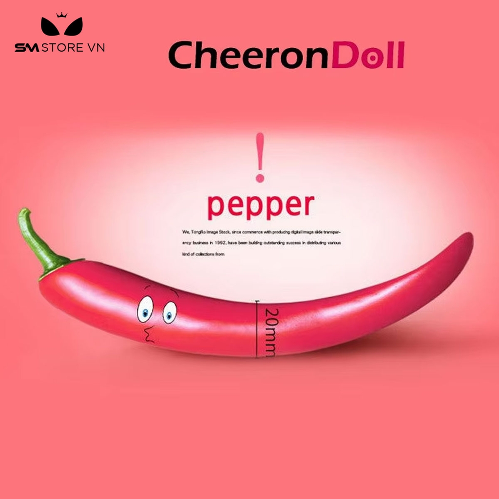 SMT2674 - Máy rung ngụy trang quả ớt đỏ có 10 chế độ rung dài 16cm