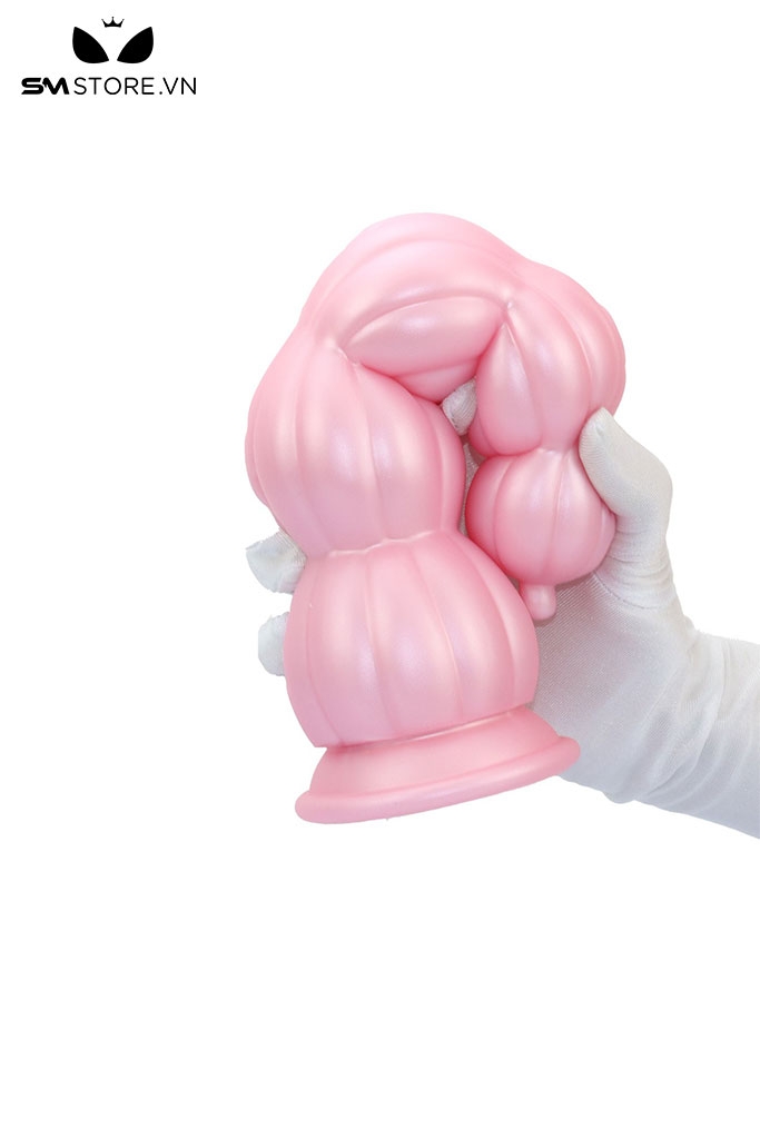 SMT1341 - Dương vật giả silicon ngụy trang quả bí ngô có 5 tầng