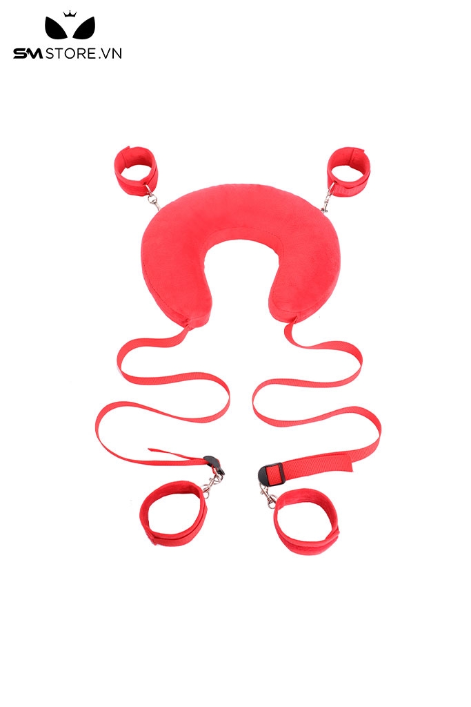 SMT593 - Bộ cố định tư thế trói tay và chân kèm gối kê cổ dài 23cm