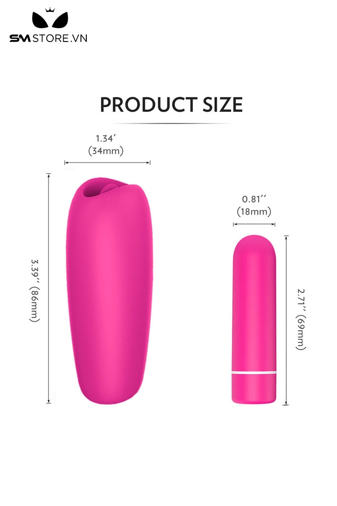 SMT1527 - Lưỡi liếm tình yêu chất liệu silicon mềm có 9 chế độ rung