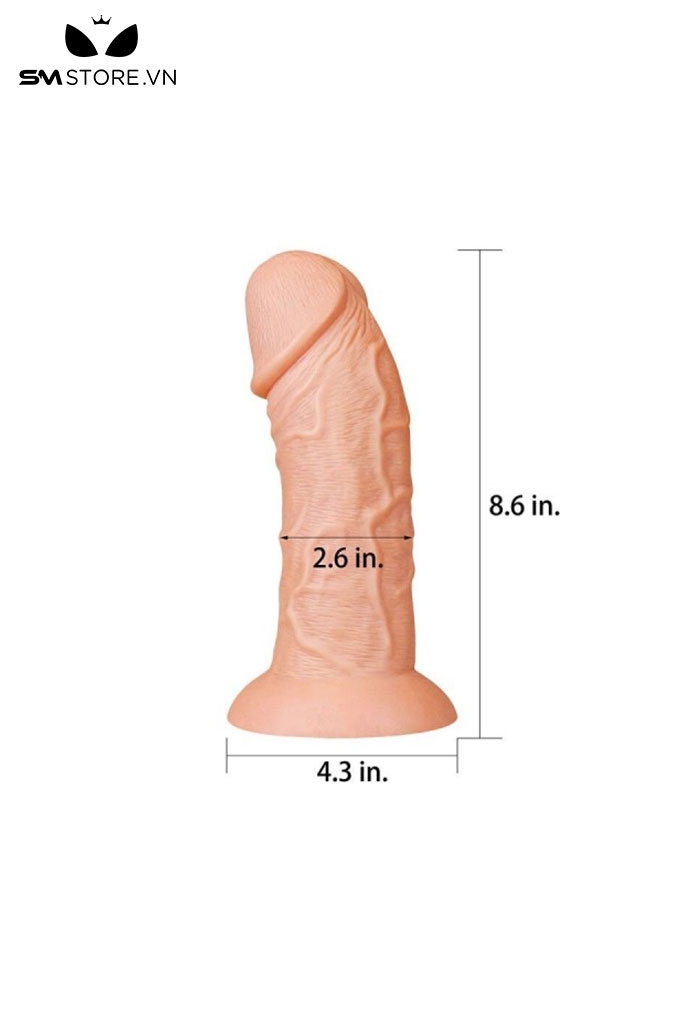 SMT1777 - Dương vật giả khủng lồ Lovetoy đường kính 6.6cm