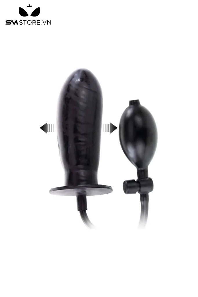 SMT1885 - Anal pump đầu dương vật giả có 5 chế độ rung dài 16cm