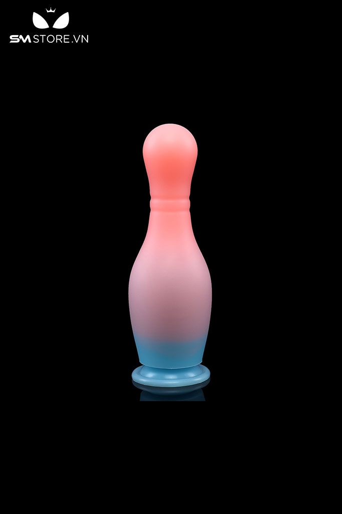 SMT1296 - Butt plug hậu môn silicon phát sáng có thể uốn cong