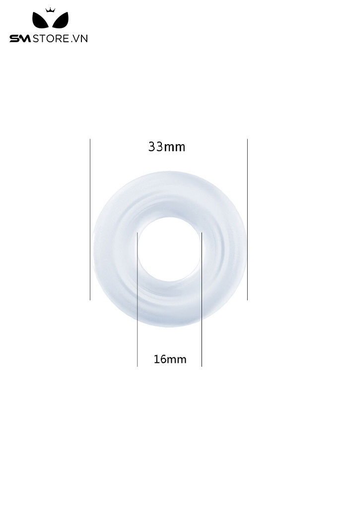 SMT889 - Vòng đeo dương vật silicon mềm dẻo đường kính 33mm