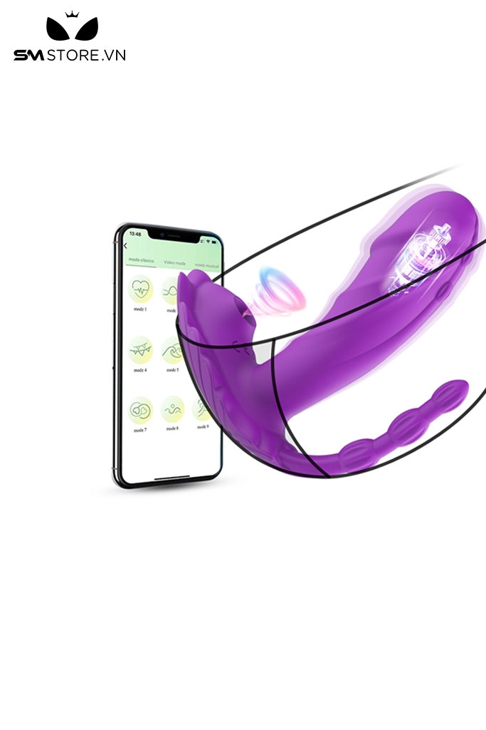 SMT1008 - Máy rung hậu môn điều khiển từ xa qua app với 8 tần số