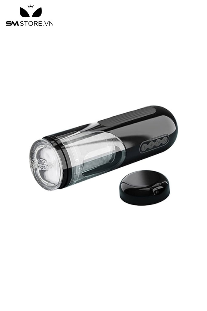 SMT1457 - Cốc thủ dâm silicon mềm rung hút nhiều tần số sạc USB