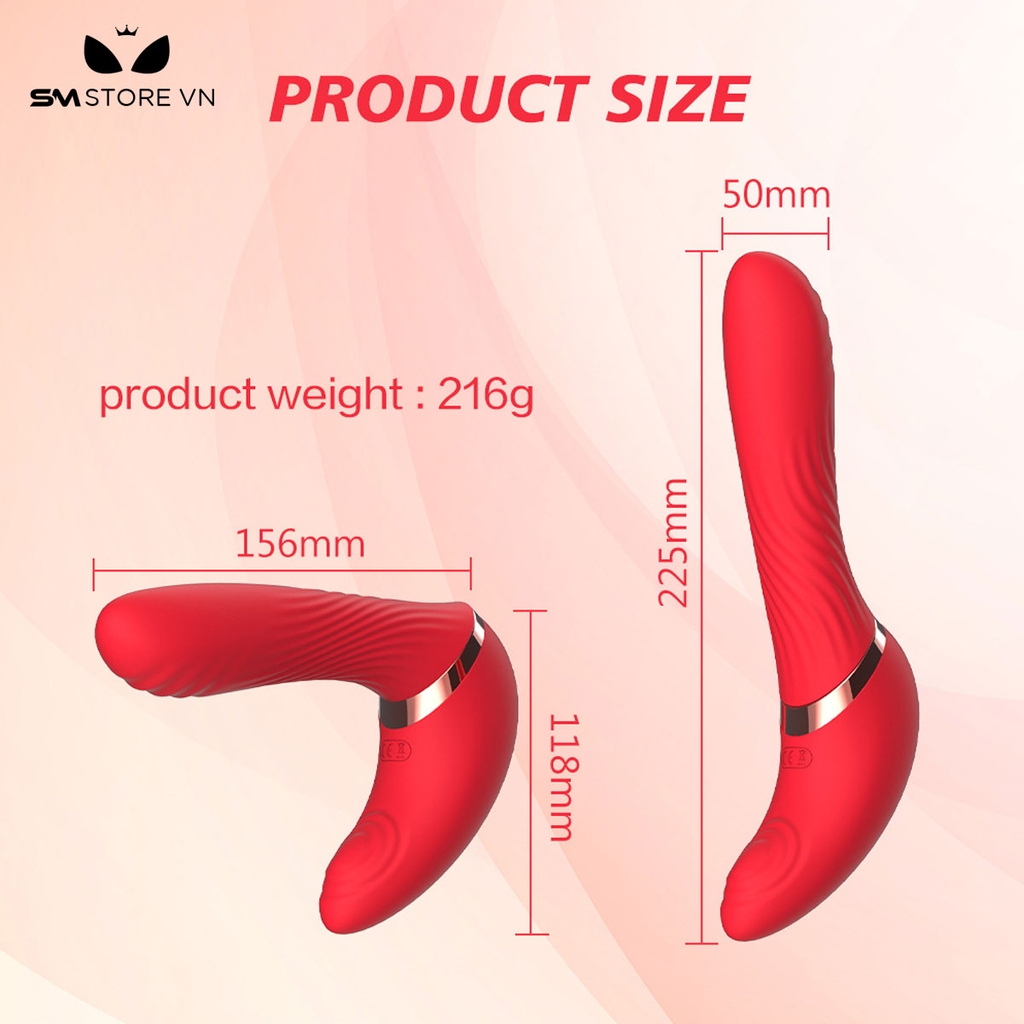 SMT1503 - Máy rung âm vật cực mạnh có 5 chế độ xoay sạc điện