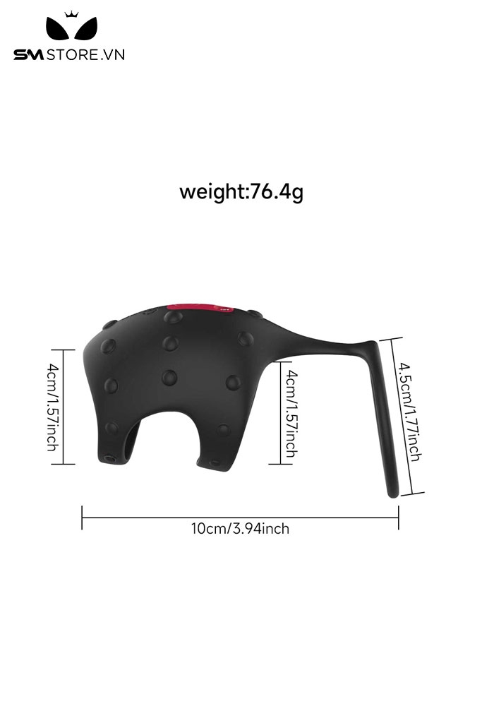 SMT2605 - Vòng rung đeo dương vật có 10 chế độ sạc điện