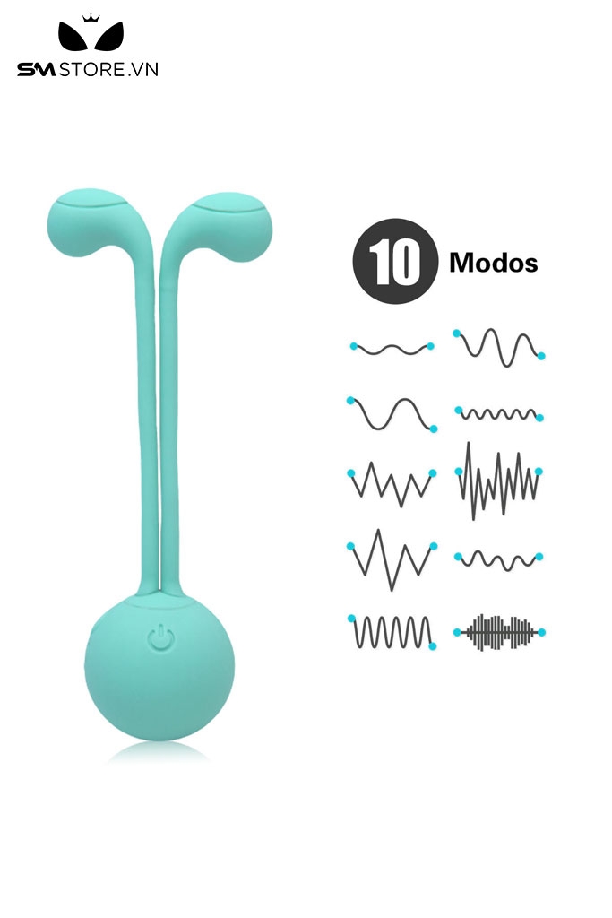 SMT2721 - Trứng rung sốc điện ngụy trang giá đỗ xanh có 10 chế độ