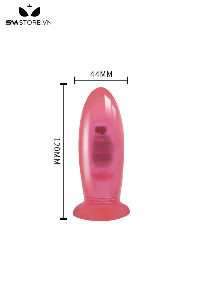 SMT1974 - Máy rung hậu môn silicon có dây điều khiển bằng núm xoay