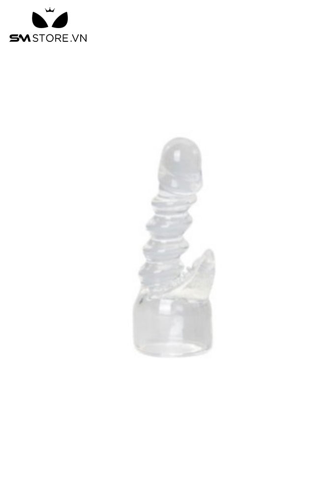 SMT649 - Mũ chày rung silicon hình dương vật dài 16cm