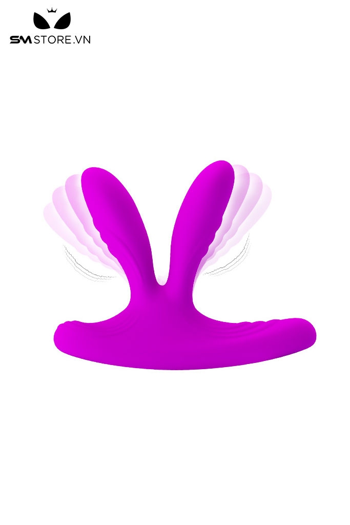 SMT1498 - Trứng rung 2 đầu Pretty Love điều khiển từ xa dài 85mm