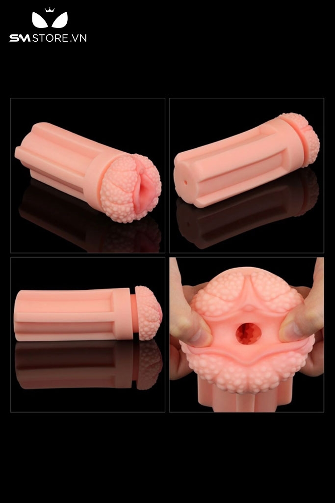 SMT1422 - Cốc thủ dâm âm đạo nổi hạt bằng silicon mềm dẻo