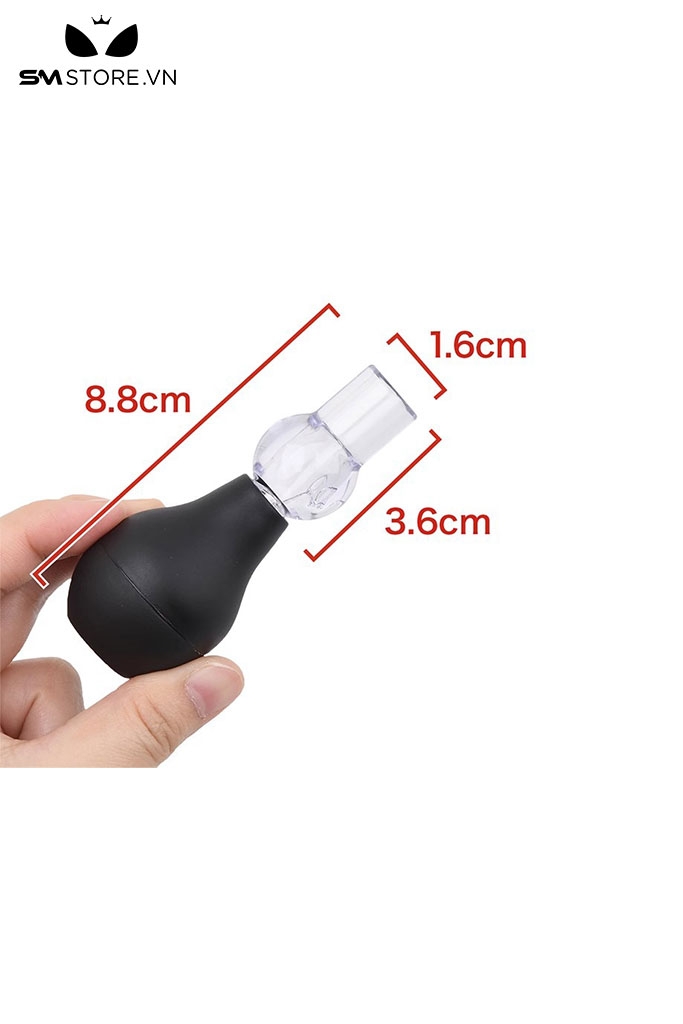 SMT691 - Hút núm vú silicon có gai màu đen với 4 cặp núm khác nhau
