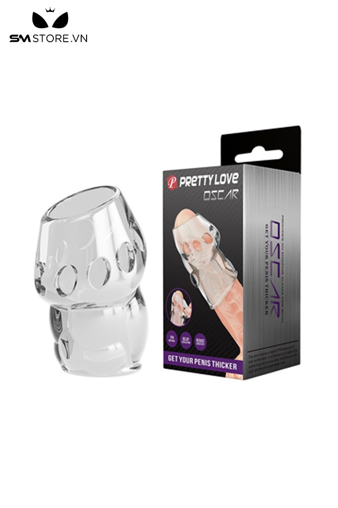 SMT2586 - Bao cao su đôn dên Pretty Love có lỗ dài 64mm